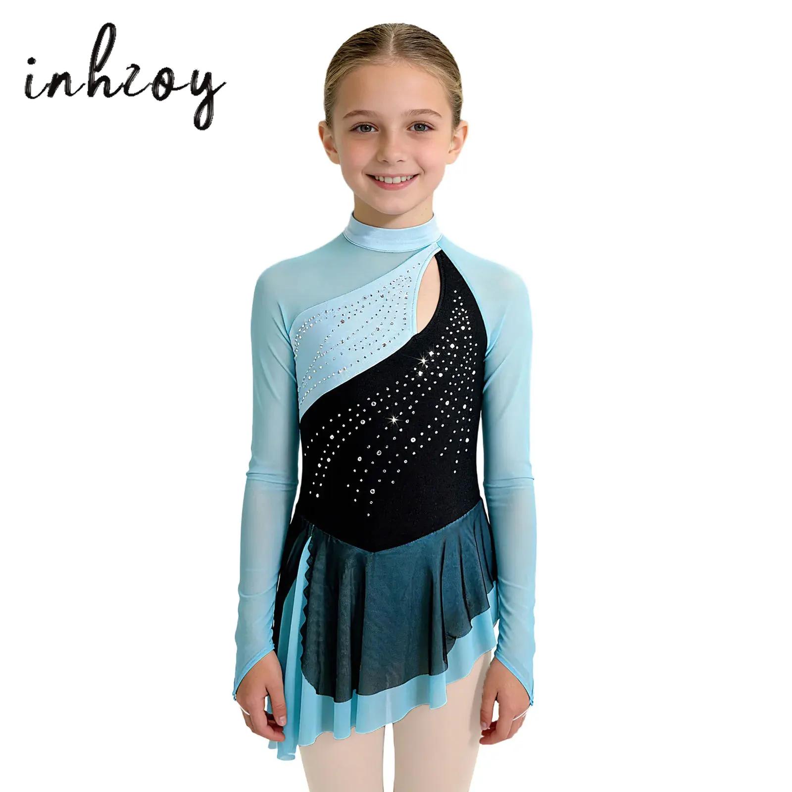 Rhinestone Banding Trim - ملابس رقص للفتيات الصغيرات، زي الجمباز