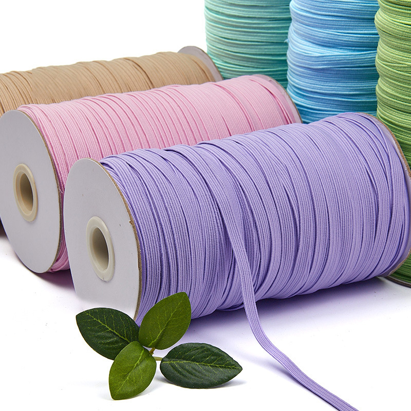 Lace Ribbon Trim - 200-100ياردة 6 مللي متر ملونة عالية