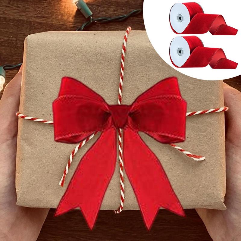 2 لفات التعبئة والتغليف السلكي - مراجعة Velvet Ribbon Roll وسعره