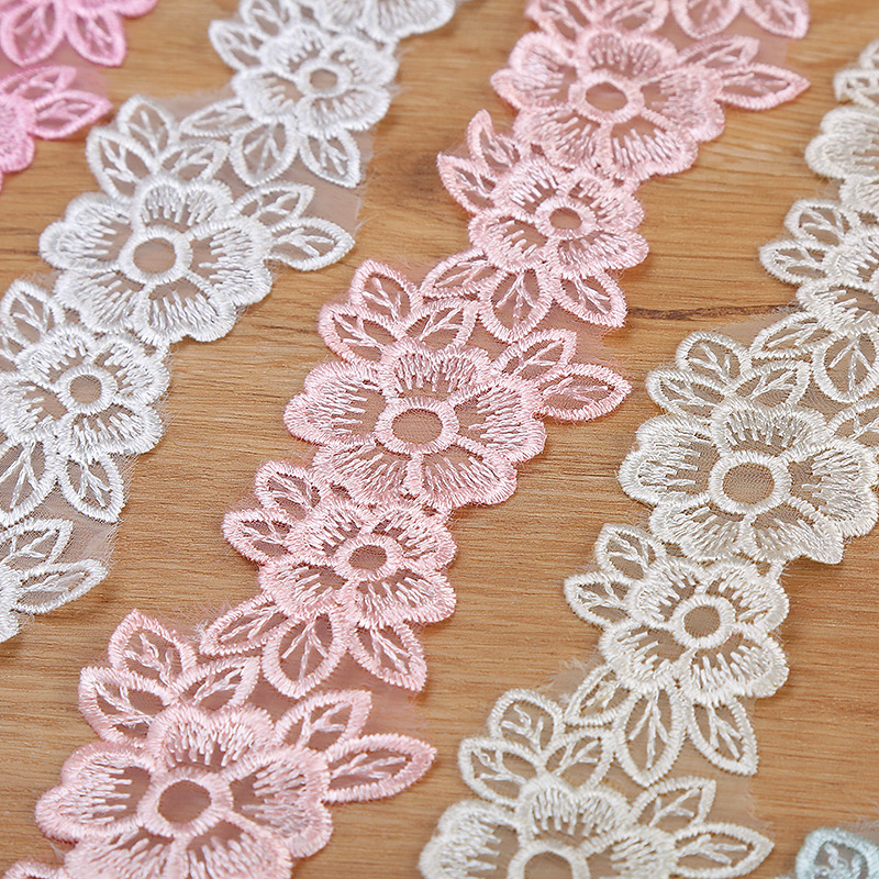 5 سنتيمتر العرض المطرزة الأورج - مراجعة Lace Ribbon Trim وسعره