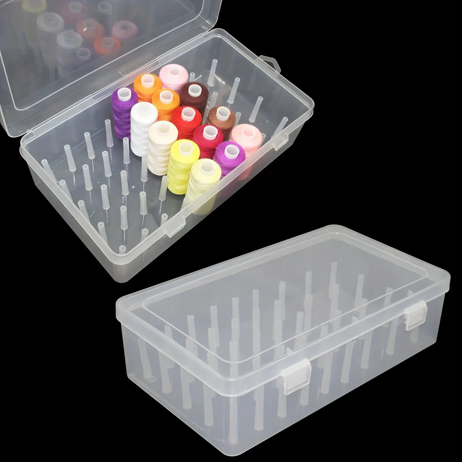 صندوق تخزين خيوط الخياطة البلا - مراجعة Craft Embellishment Storage وسعره
