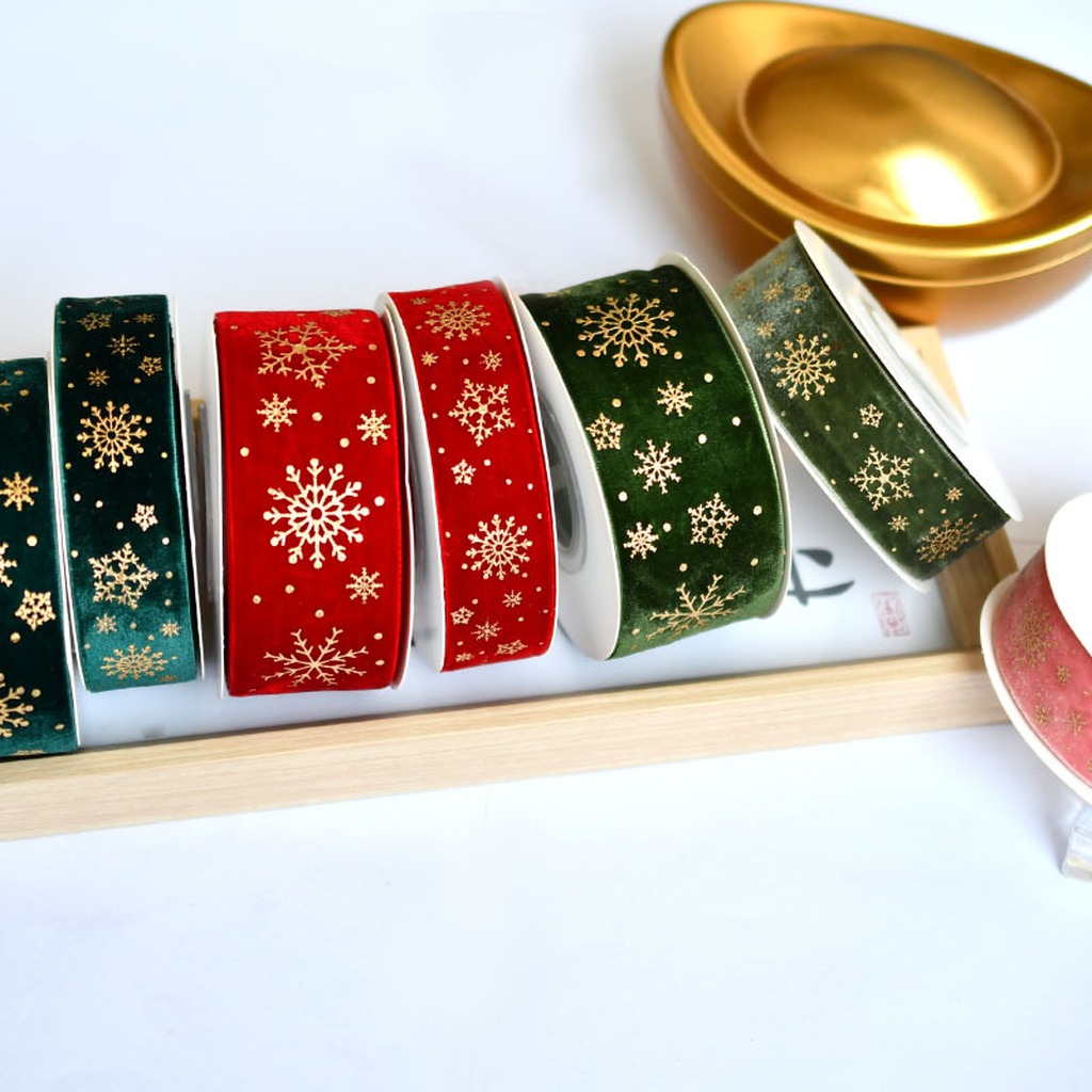 5 ياردات/لفة شريط مخملي بعرض 2 - مراجعة Velvet Ribbon Roll وسعره
