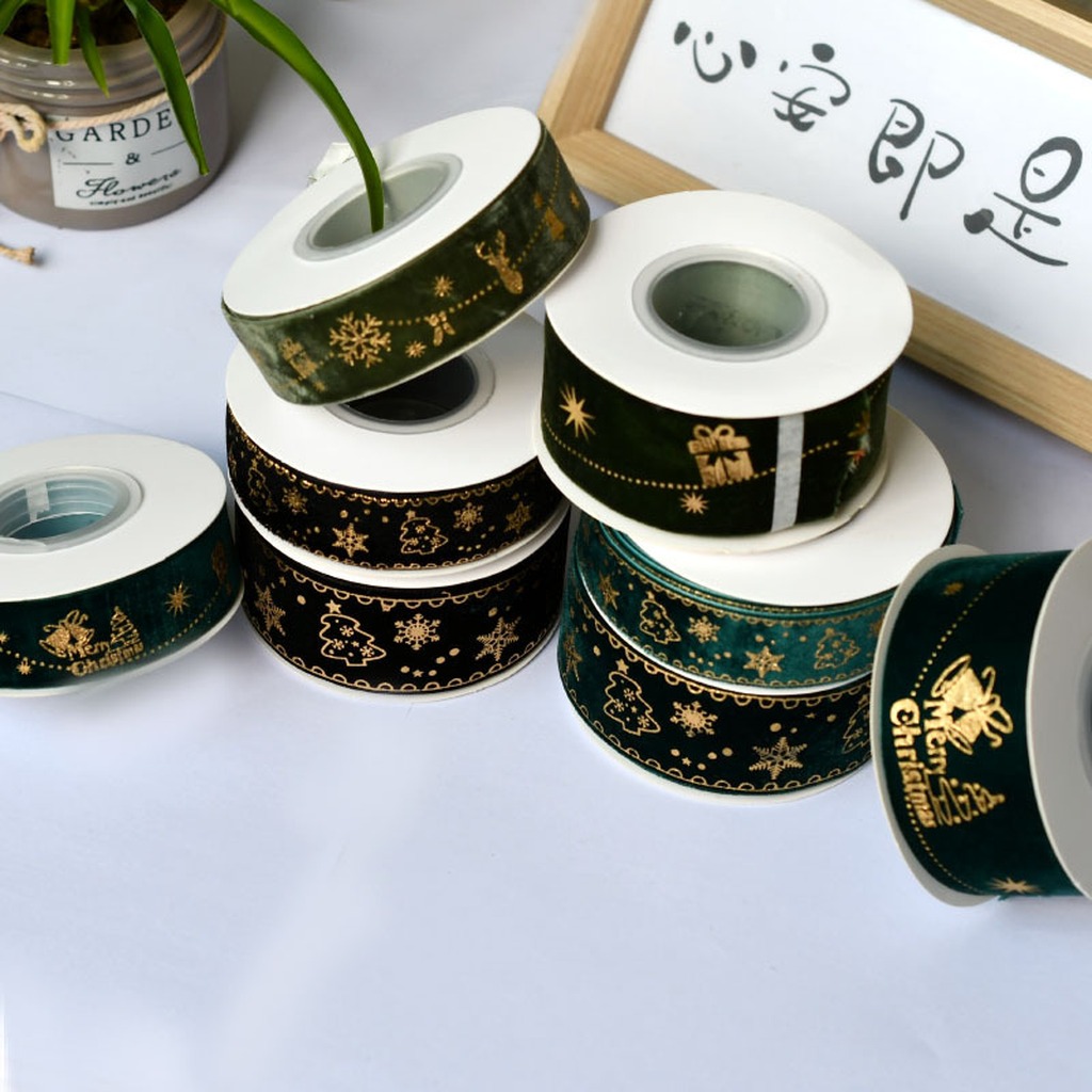 5 ياردات/لفة شريط مخملي بعرض 2 - مراجعة Velvet Ribbon Roll وسعره