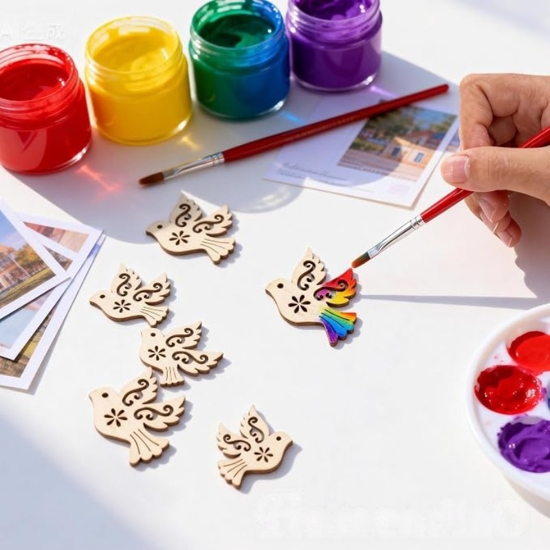 50 قطعة من قطع خشبية غير مكتمل - مراجعة Embellish Craft وسعره